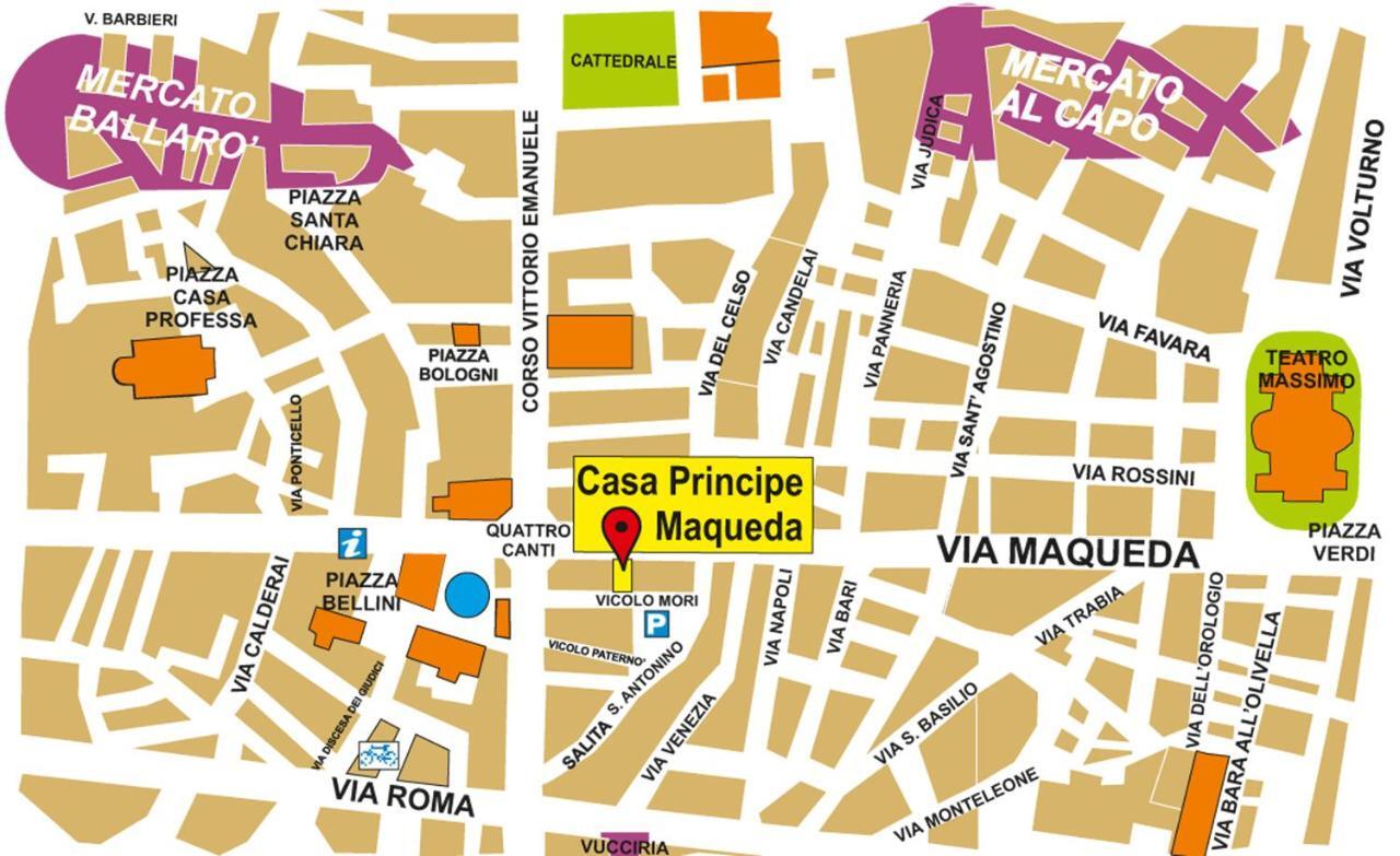 Casa Principe Maqueda Apartamento Palermo Exterior foto